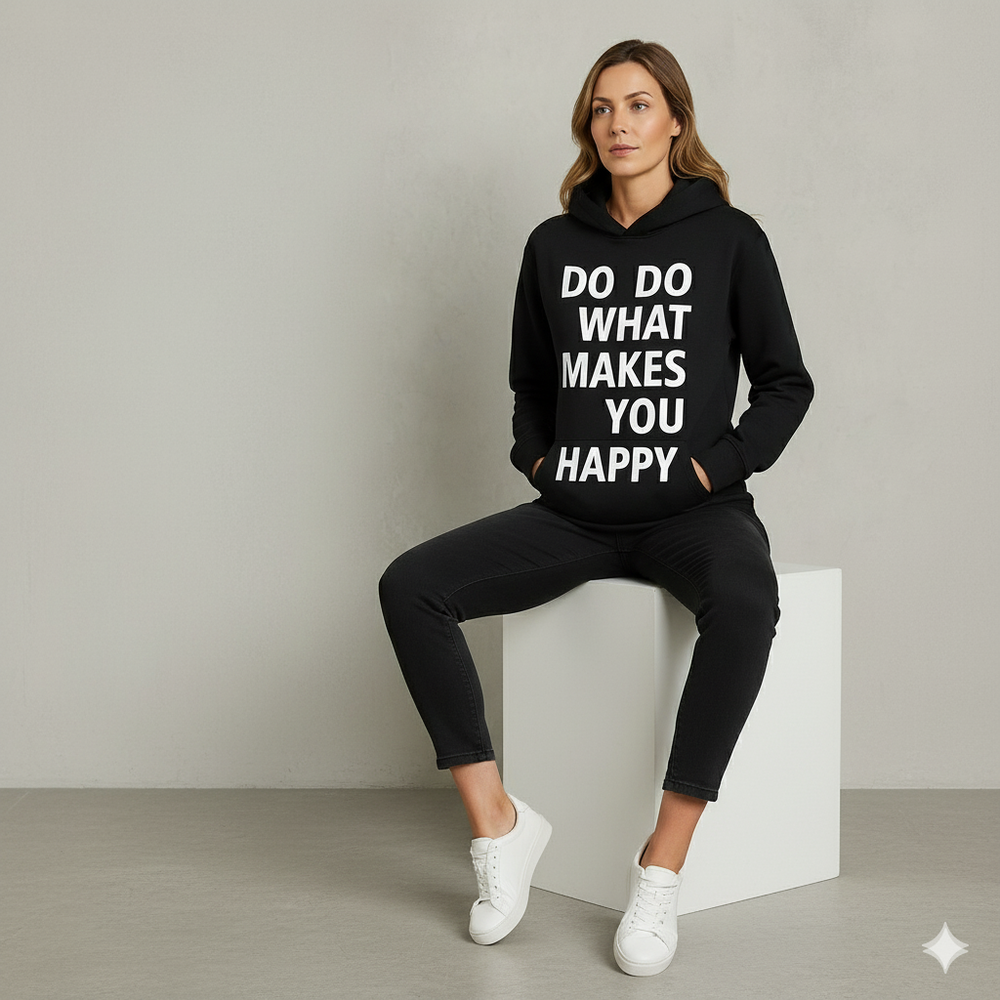 Lässiger Damen Hoodie mit Statement-Print | Freizeit & Winter
