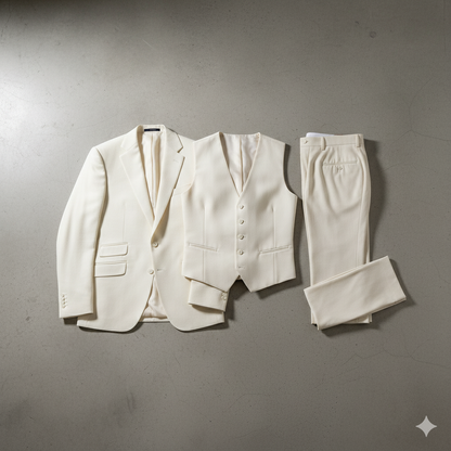 Herren Anzug 3-teilig | Slim Fit Elegant für Hochzeit & Business