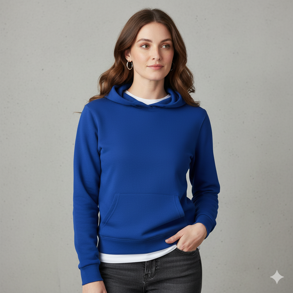 Lässiger Damen Hoodie mit Rückendruck