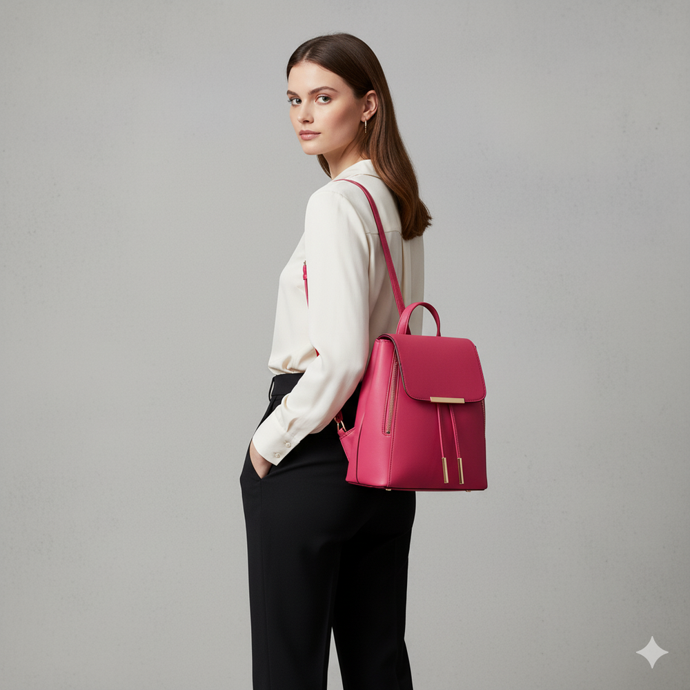 Damen Rucksack aus Kunstleder | Elegant & Praktisch
