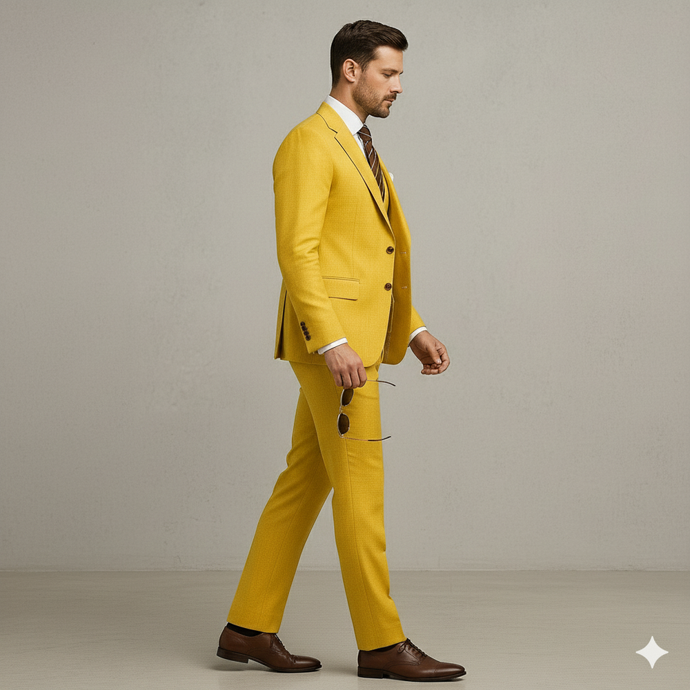 Herren Anzug 3-teilig | Slim Fit Elegant für Hochzeit & Business