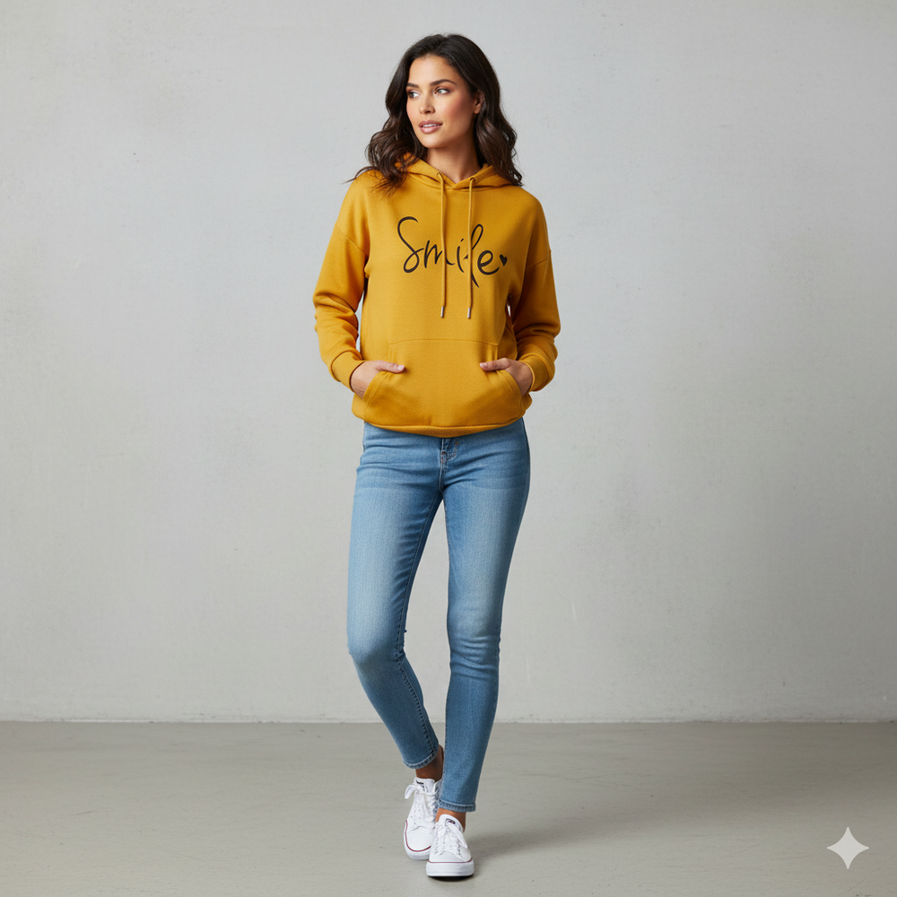 Bequemer Damen Hoodie mit Motiv