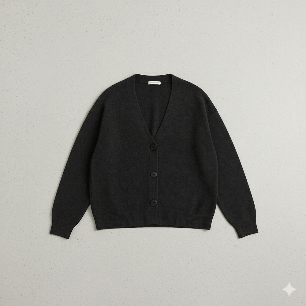 Damen Strickjacke mit V-Ausschnitt | Herbst & Übergang