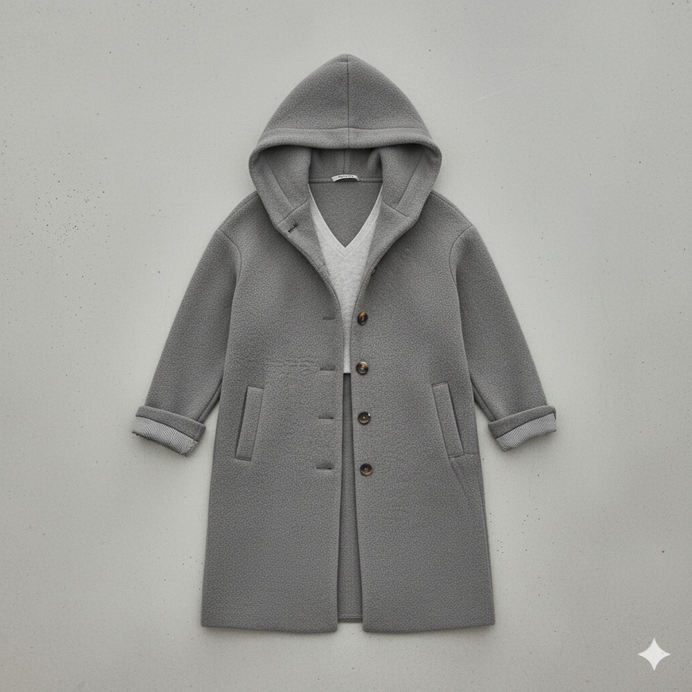 Warmer Damen Mantel aus Teddyfleece | Kuschelig & Elegant für Winter