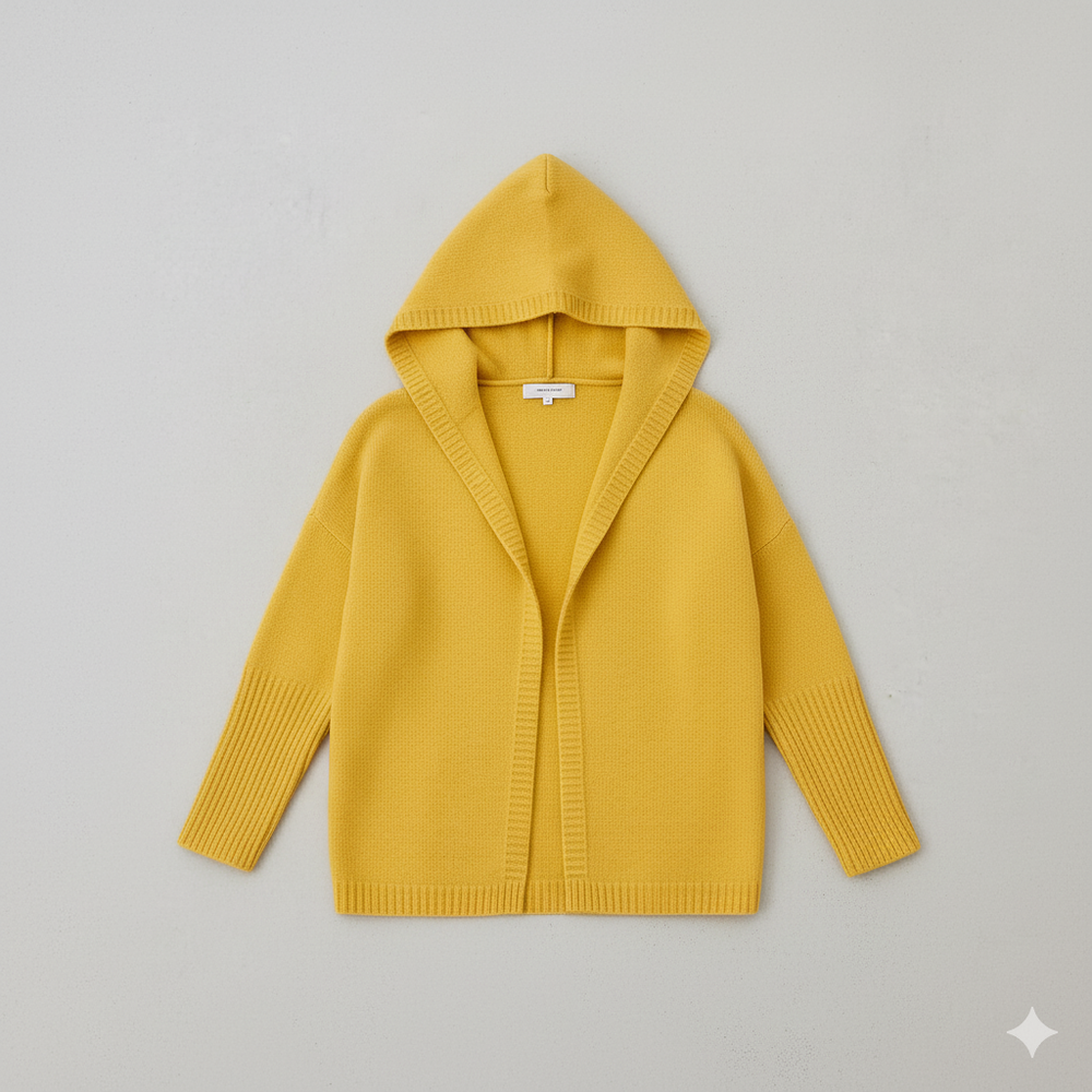 Damen Strickjacke mit Kapuze | Lässig & Übergang