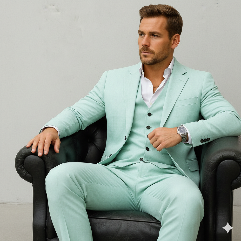 Leichter Herrenanzug aus Leinen | Herbst & Business