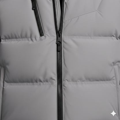Warme Herren Daunenjacke mit Kapuze | Winter | Slim Fit