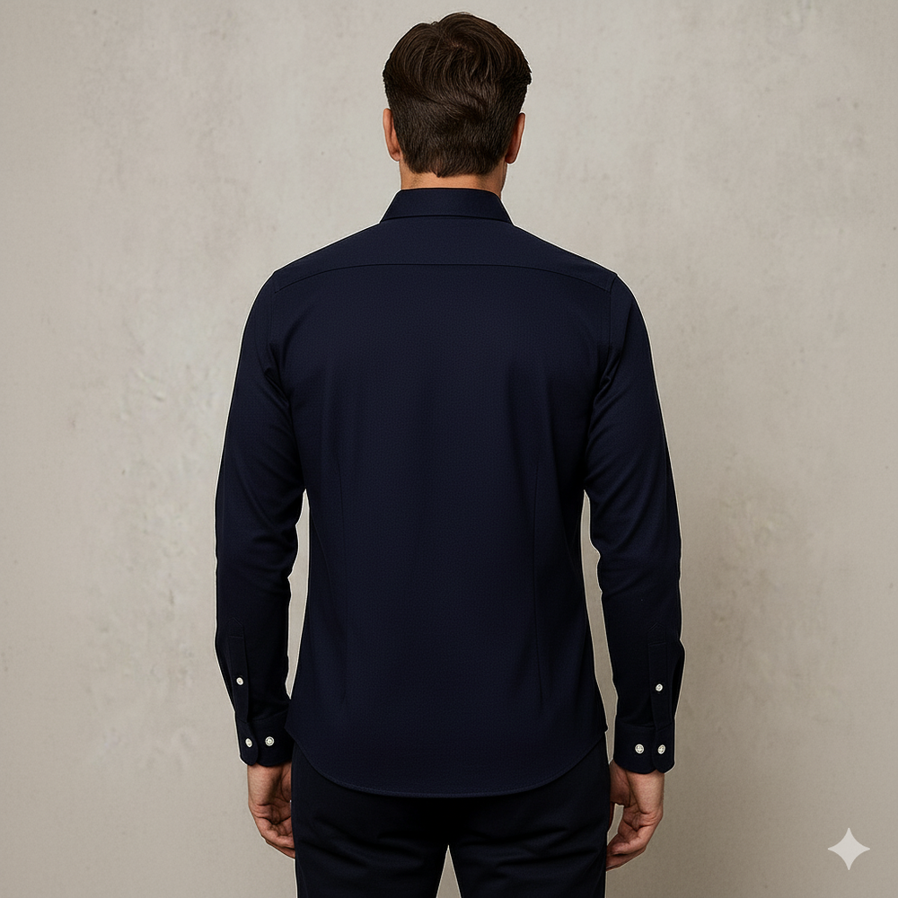 Herren Slim Fit Businesshemd | Atmungsaktiv & Herbst