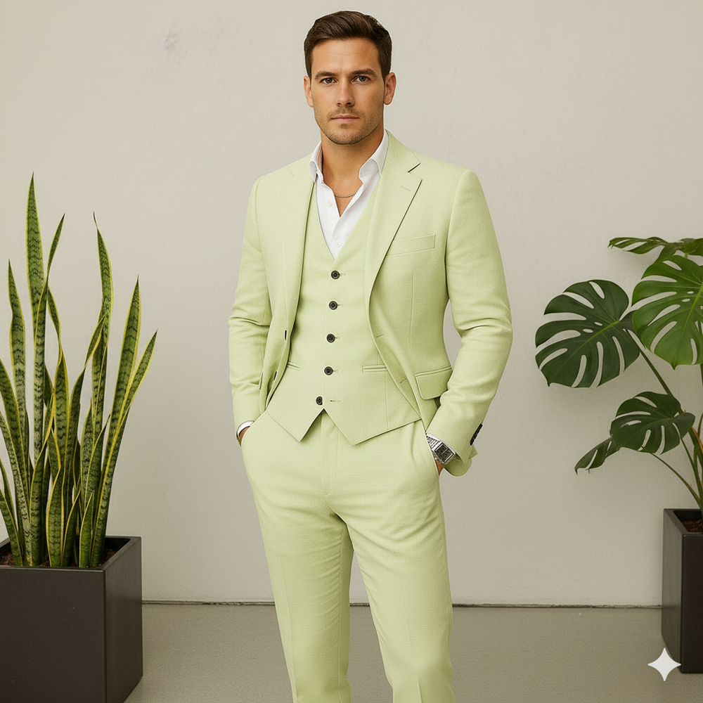 Leichter Herrenanzug aus Leinen | Herbst & Business