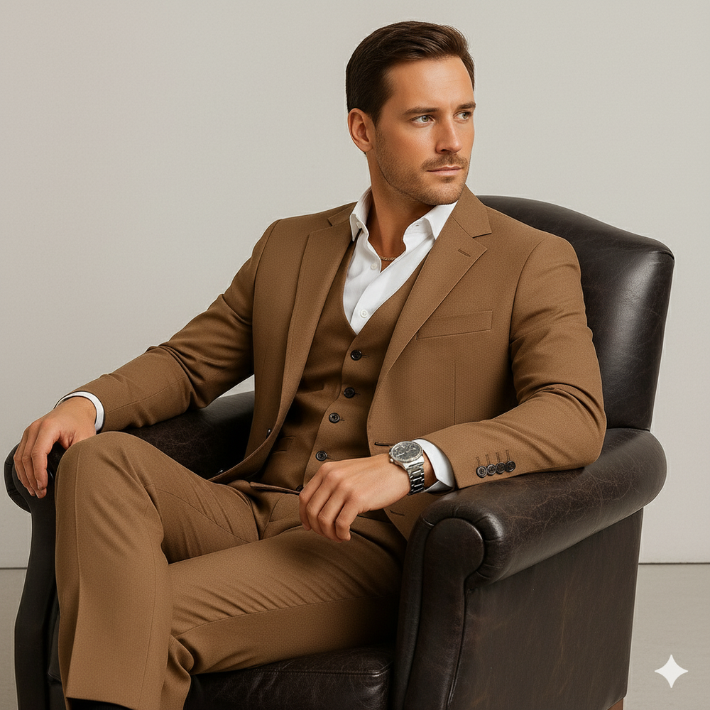 Leichter Herrenanzug aus Leinen | Herbst & Business