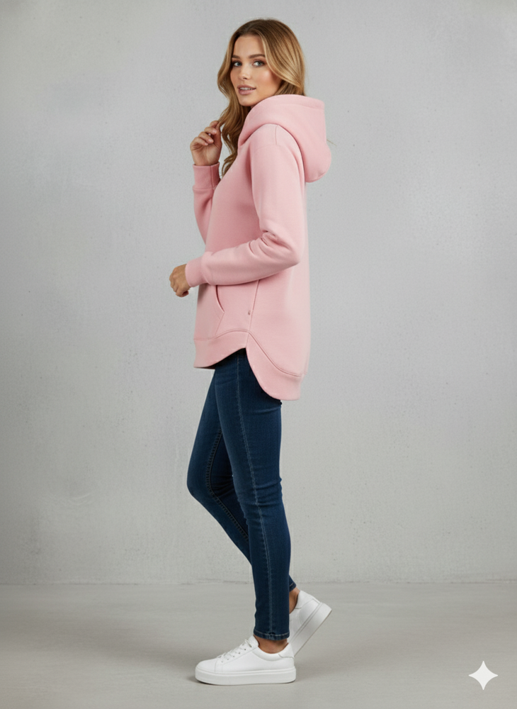 Kuscheliger Damen Hoodie mit Teddyfutter