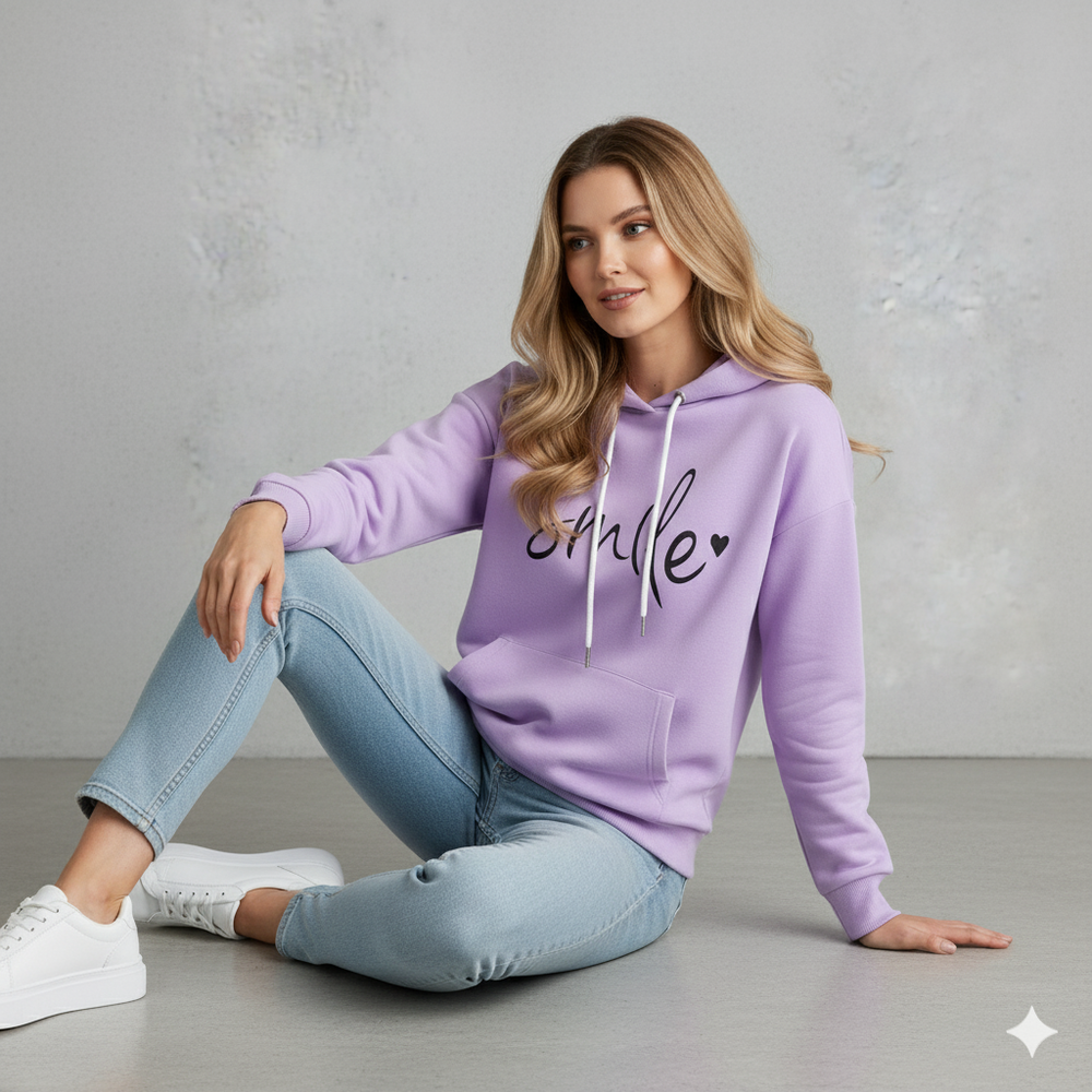 Bequemer Damen Hoodie mit Motiv