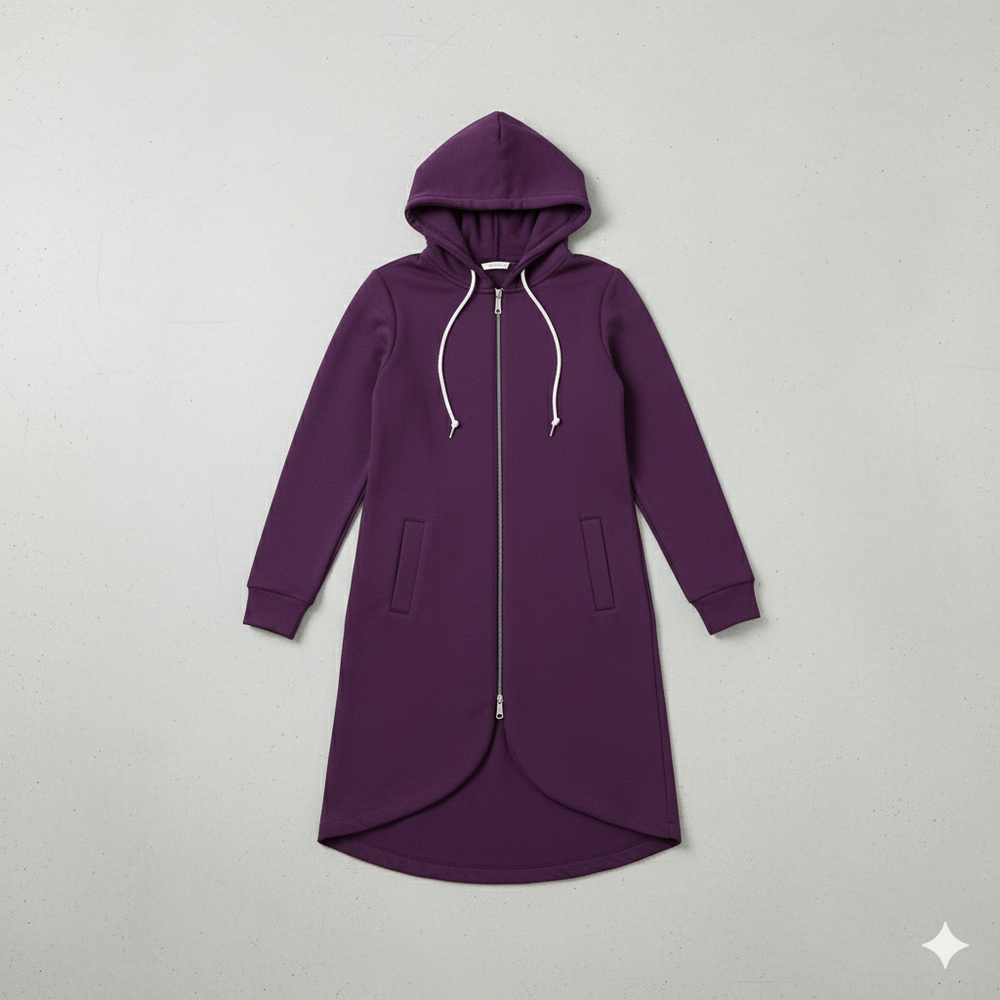 Damen Sweatjacke mit Kapuze & Reißverschluss | Herbst/Winter