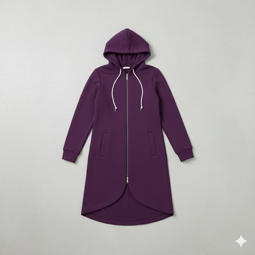 Damen Sweatjacke mit Kapuze & Reißverschluss | Herbst/Winter