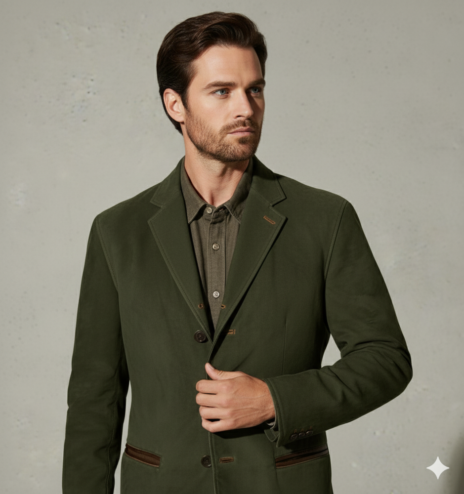 Herren Sakko aus Wildleder | Freizeit & Übergang | Herbst/Winter