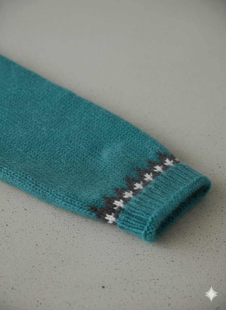 Damen Strickpullover mit Rundhals | Winter | Norweger-Muster