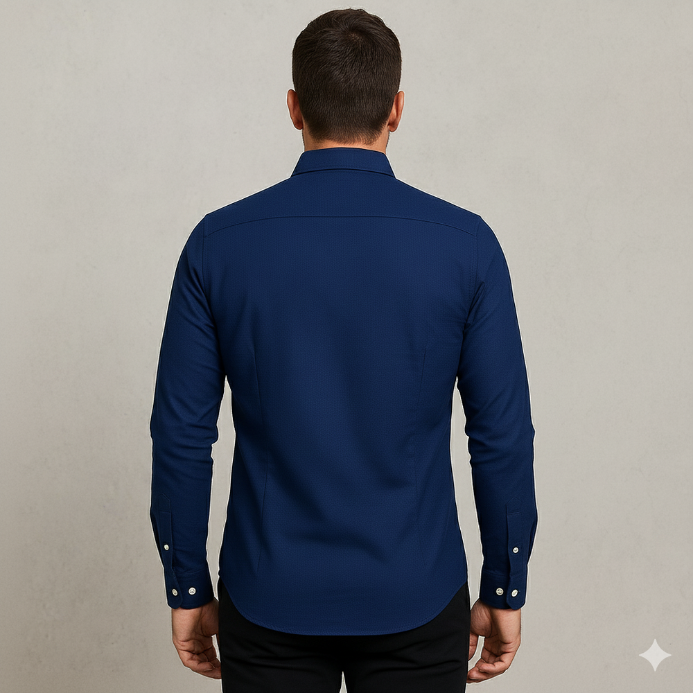 Herren Slim Fit Businesshemd | Atmungsaktiv & Herbst