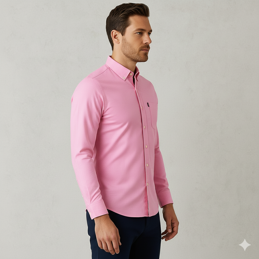 Herren Slim Fit Businesshemd | Atmungsaktiv & Herbst