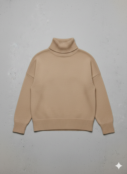 Kuscheliger Damenpullover mit Rollkragen | Warm für Herbst/Winter