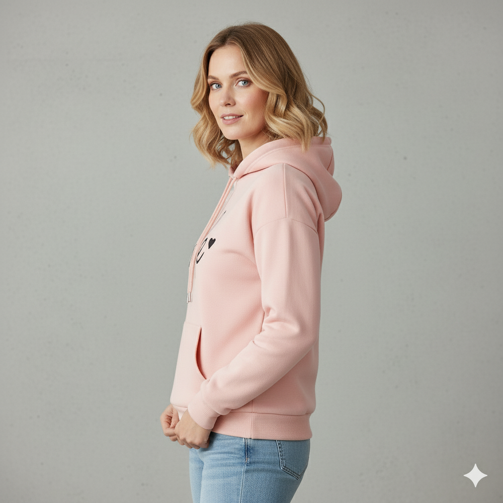 Bequemer Damen Hoodie mit Motiv
