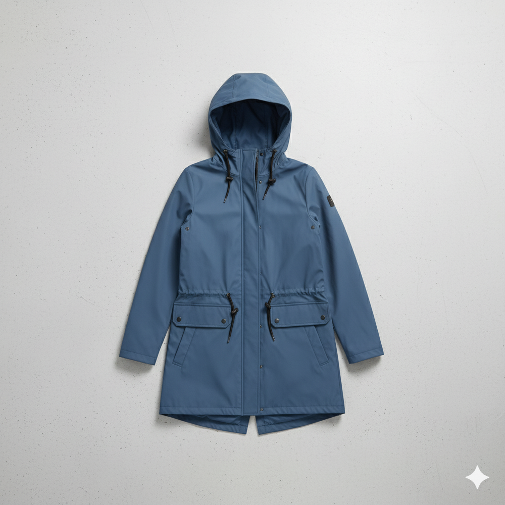 Damen Regenjacke mit Kapuze | Leicht & Wasserdicht | Übergang