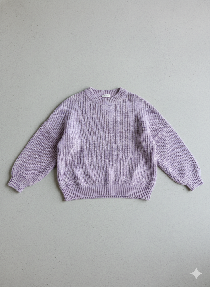 Locker gestrickter Damenpullover | Oversize & Freizeit