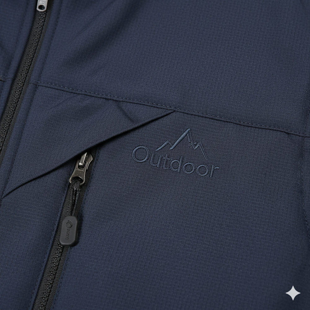 Herren Freizeitweste mit Reißverschluss | Leicht & Atmungsaktiv | Herbst