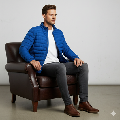Leichte Herren Steppjacke | Herbst Winter Übergang