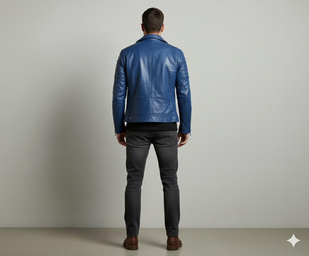 Herren Bikerjacke aus Veganleder | Modern & Casual