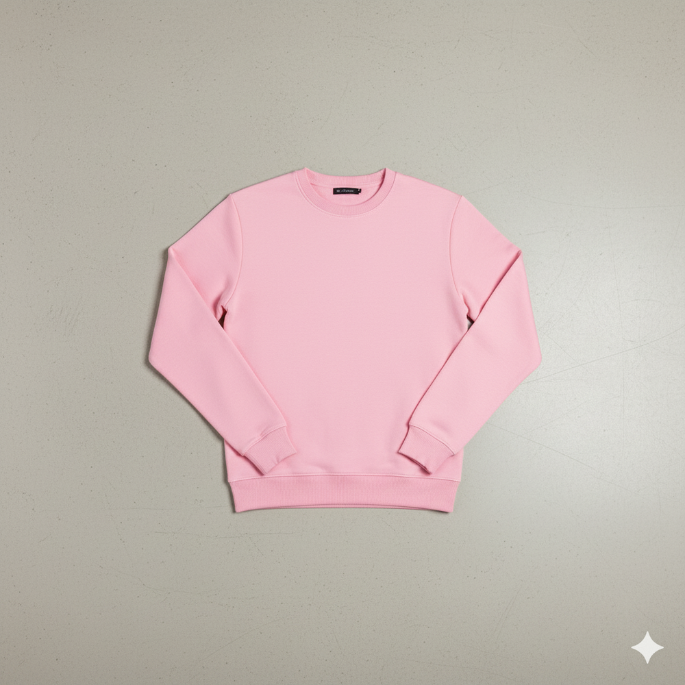 Herren Sweatshirt mit Rundhalsausschnitt