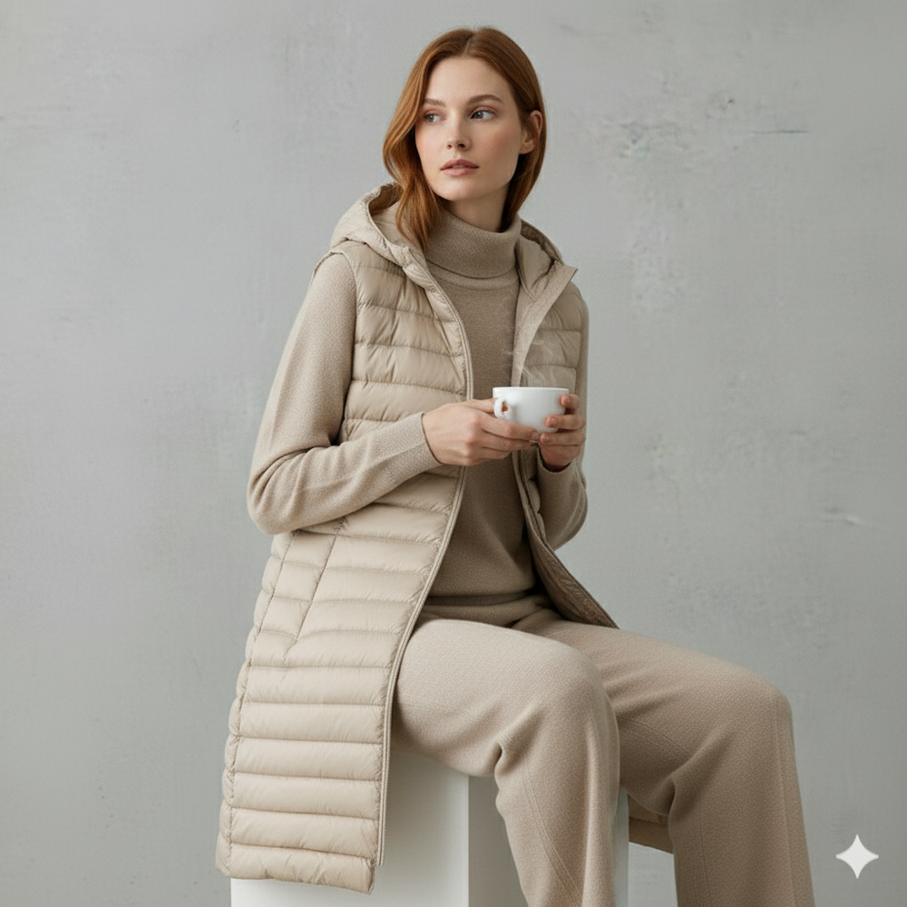 Damenweste mit Kapuze | Leicht & Warm für Herbst/Winter