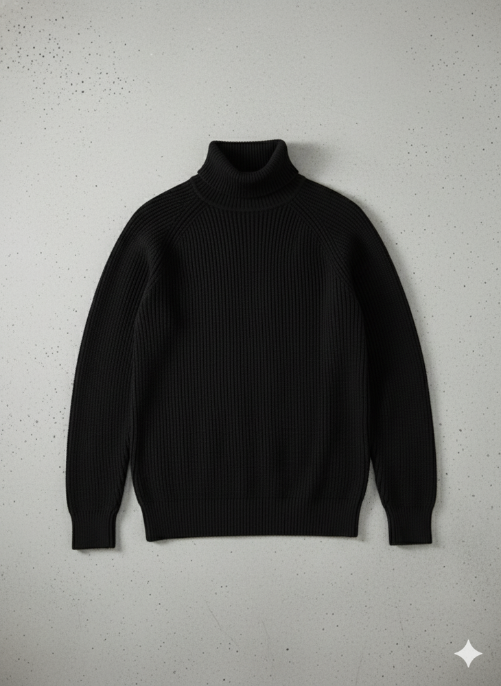 Herren Strickpullover mit Rollkragen | Warm & Elegant | Winter