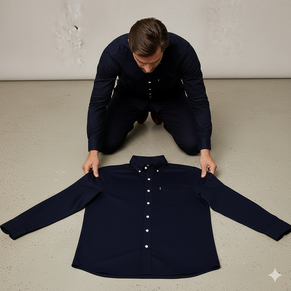 Herren Slim Fit Businesshemd | Atmungsaktiv & Herbst