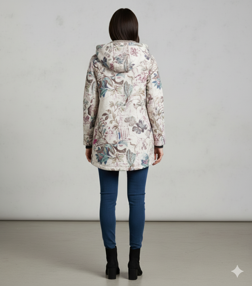 Damen Fleecejacke mit Kapuze | Plüsch & Kuschelig | Herbst/Winter