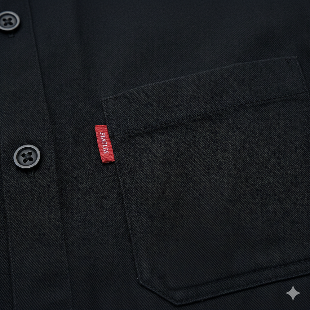 Herren Freizeithemd langarm | Modern mit Brusttasche