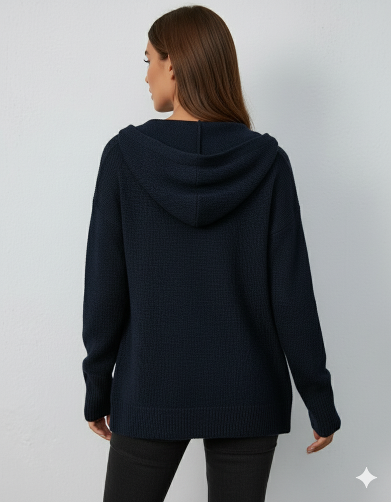 Lässiger Damen Strickjacke mit Knopfleiste | Herbst Winter