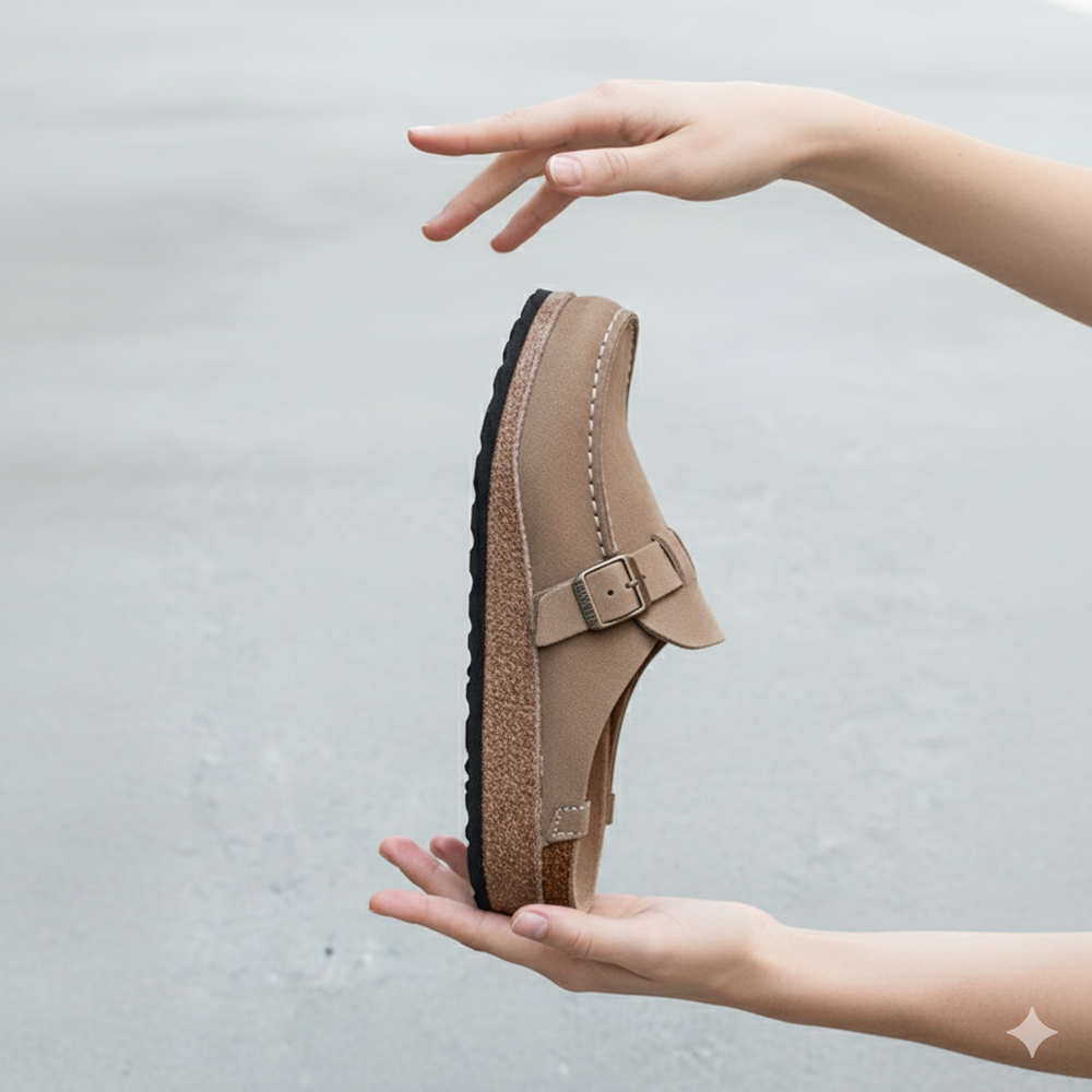 Bequeme Damen Clogs | Ergonomisches Fußbett & Rutschfeste Sohle