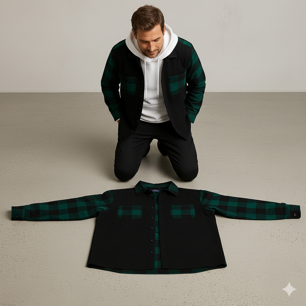 Herren Kariertes Freizeithemd | Leicht & Atmungsaktiv Herbst