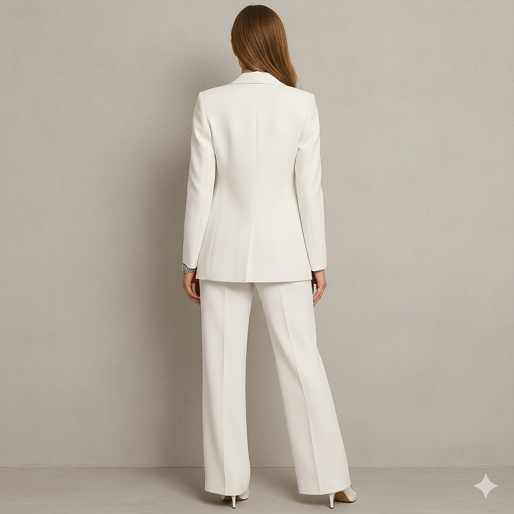 Elegantes Damen Anzugset | Blazer & Hose | Slim Fit Business