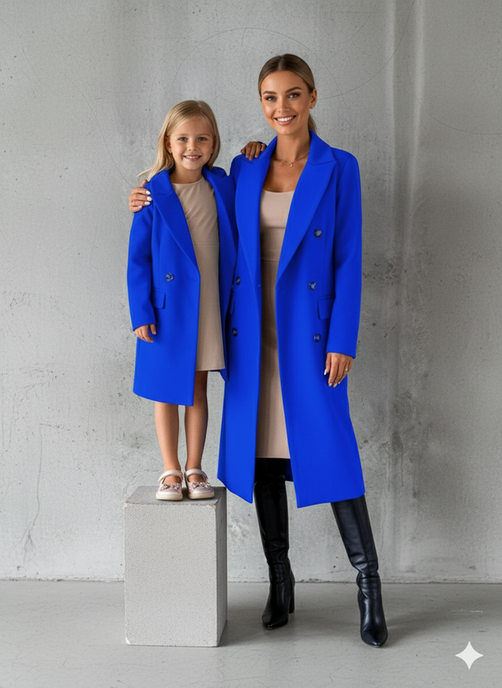 Damen Mantel mit Reverskragen | Doppelreihig & Elegant | Herbst/Winter