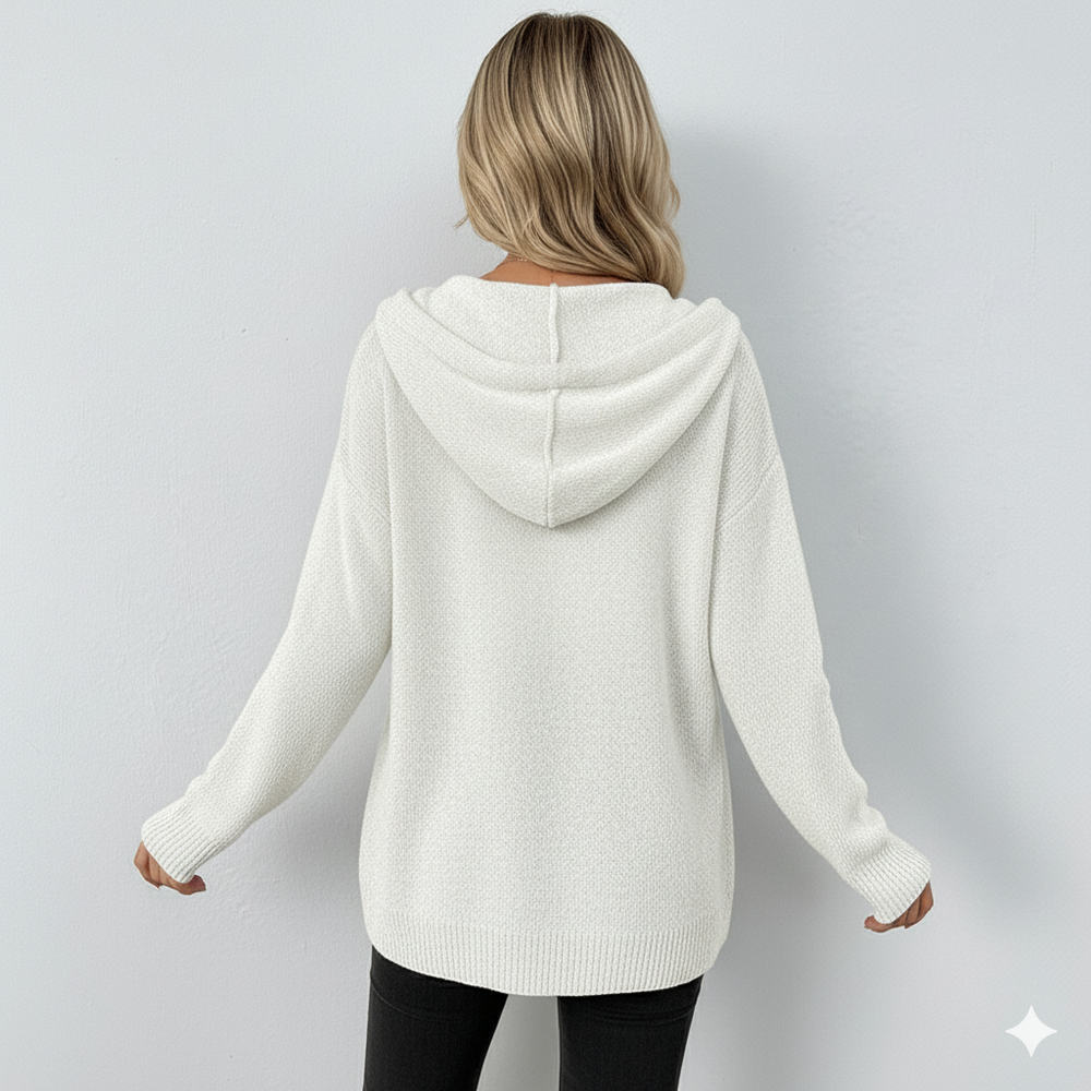 Lässiger Damen Strickjacke mit Knopfleiste | Herbst Winter