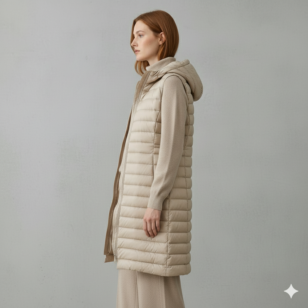 Damenweste mit Kapuze | Leicht & Warm für Herbst/Winter