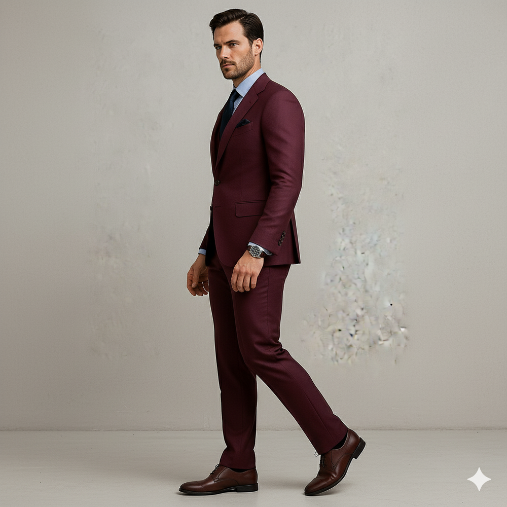 Herren Anzug 3-teilig | Slim Fit Elegant für Hochzeit & Business