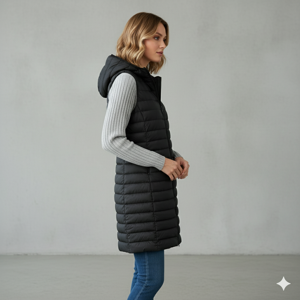 Damenweste mit Kapuze | Leicht & Warm für Herbst/Winter