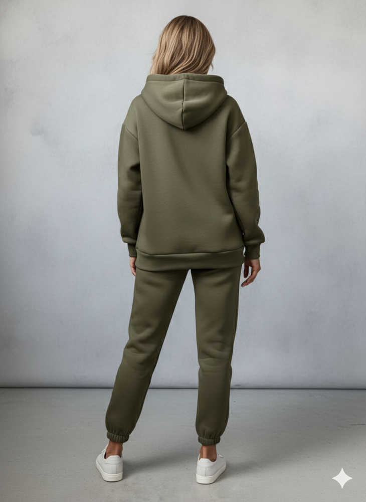 Warmer Damen Hoodie Zweiteiler | Bequem für Herbst & Winter