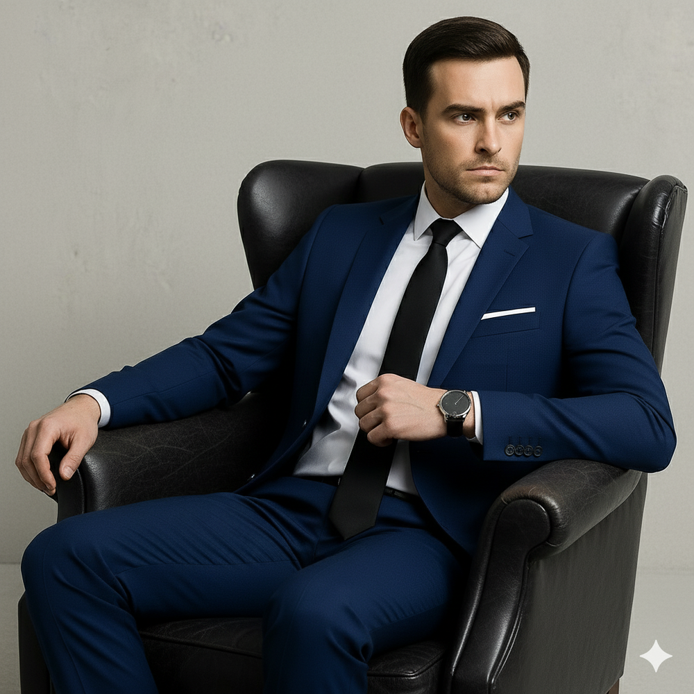 Herren Anzug 3-teilig | Slim Fit Business & Elegant