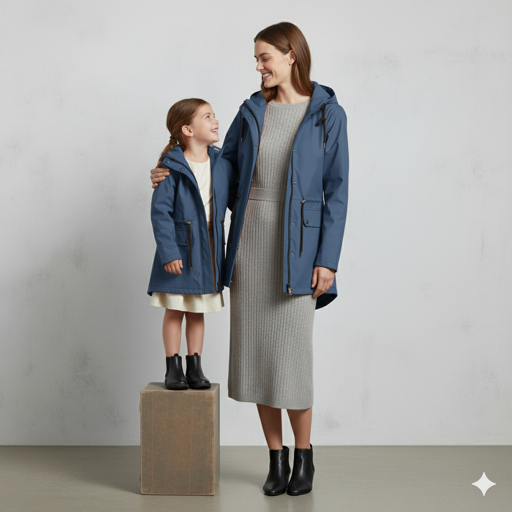 Damen Regenjacke mit Kapuze | Leicht & Wasserdicht | Übergang