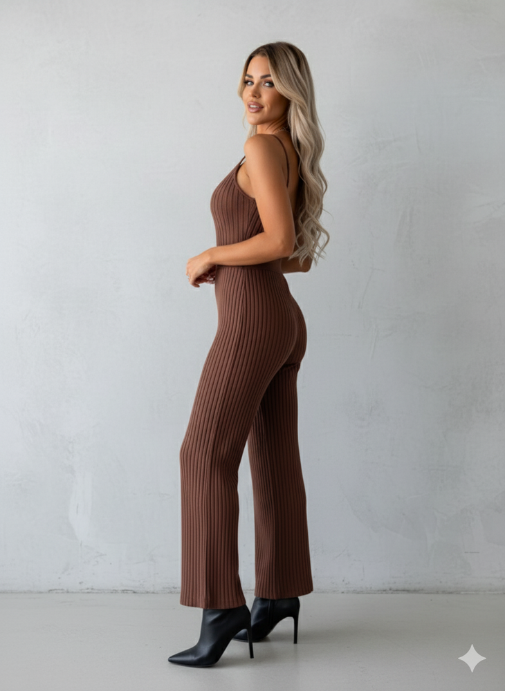 Zweiteiliges Damen Outfit mit Langarm Oberteil & Engem Rock | Elegant