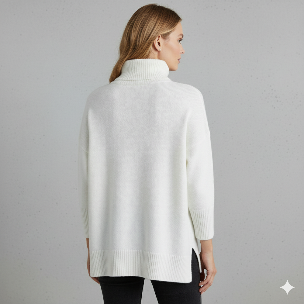 Kuscheliger Damenpullover mit Rollkragen | Warm für Herbst/Winter