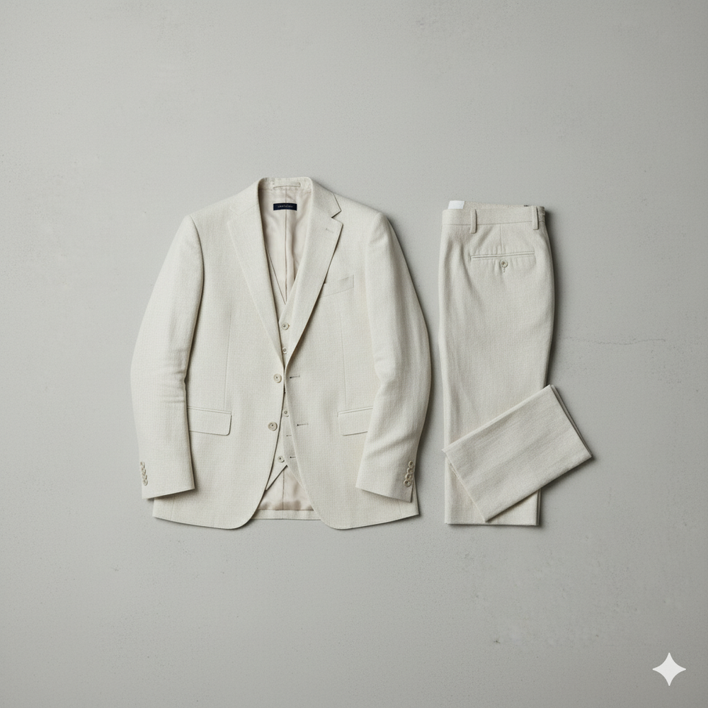 Leichter Herrenanzug aus Leinen | Herbst & Business